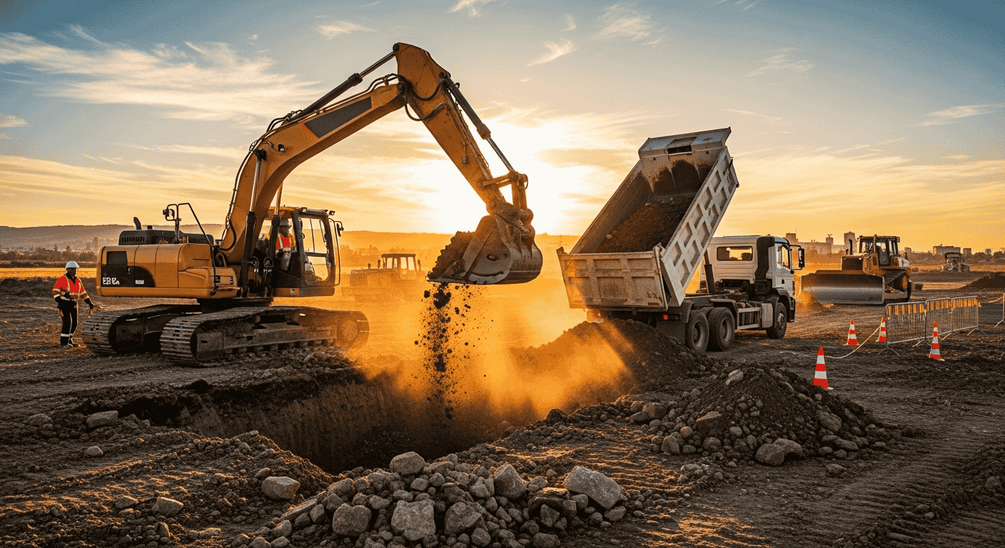 Land Clearing & Excavating background