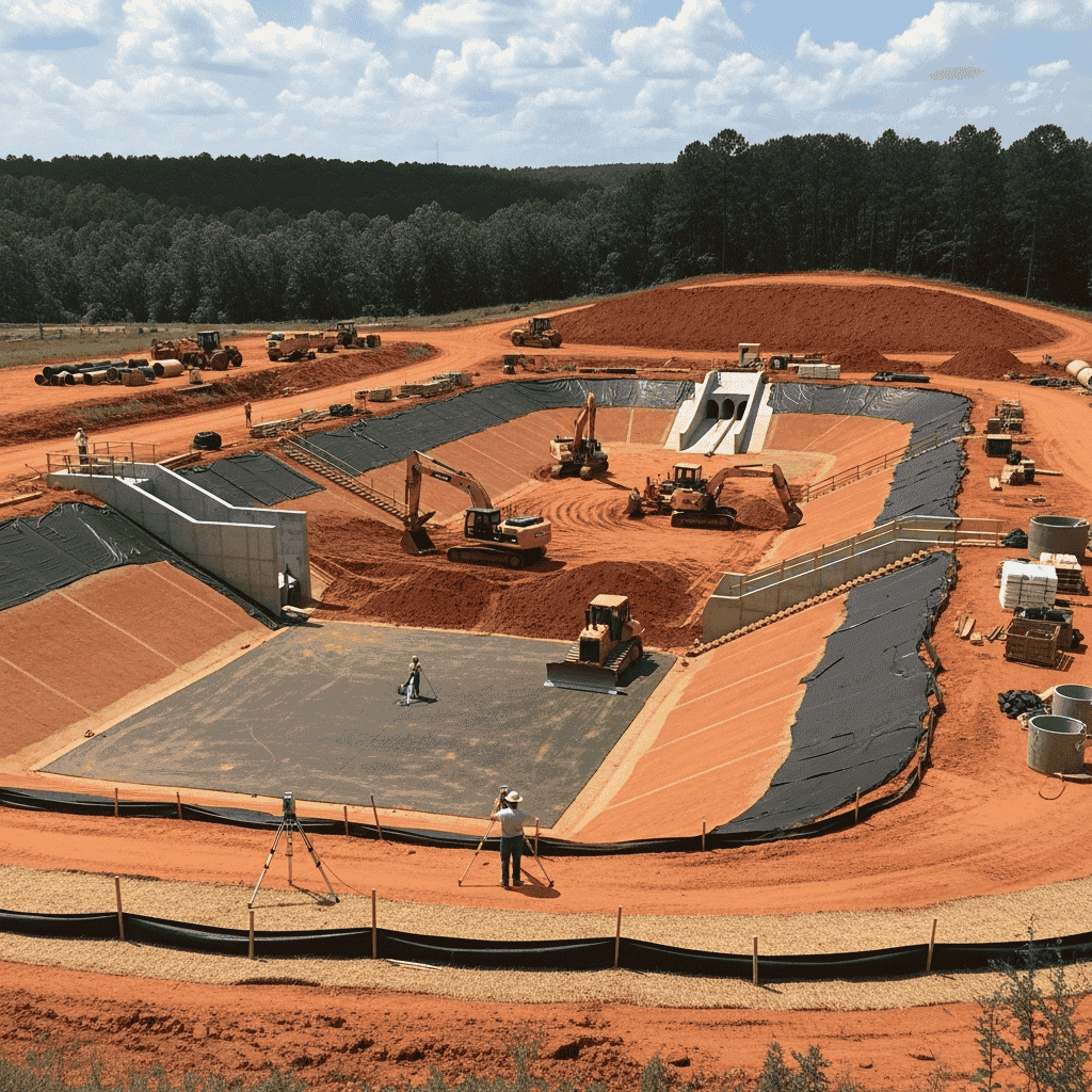 Retention & Storm Water Ponds background